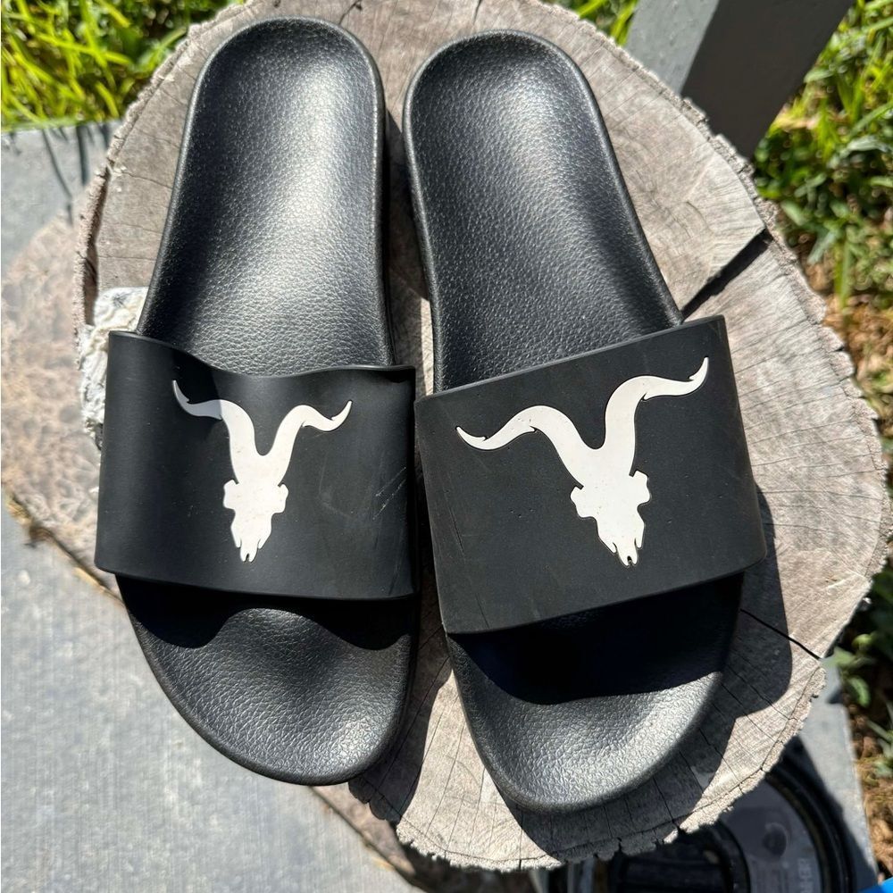Ignite Mens Slidey Black Logo Sz 12 dan bilzerian